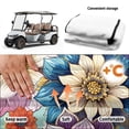 thumbnail image 6 of XYZCANDO Floral Golf Cart Seat Cover With 4 Storage Pockets - Non-slip Washable Universal 2-Seat Golf Cart Seat Protector, 6 of 8