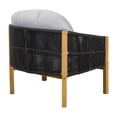 thumbnail image 5 of Olurrisa Outdoor Wood Club Chair, Dark Gray Rope with Gray Cushion, 5 of 8