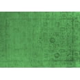 thumbnail image 1 of Ahgly Company Indoor Rectangle Oriental Emerald Green Industrial Area Rugs, 2' x 3', 1 of 4