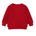 thumbnail image 2 of TIWEKE Chandail à Capuche et Chandails en Molleton Tendance pour Filles, Chandail Décontracté avec Imprimé Lettre pour Tout-Petits, Manches Longues, Col Rond, Confortable pour Automne et Hiver, Taille 6-9 Mois, 2 of 8
