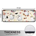 thumbnail image 5 of Kitchen Rugs Sets Of 2,Halloween Cute Ghosts with Boo Anti Fatigue Kitchen Mat Rugs Non Slip Washable,Decorative Kitchen Floor Mats for Kitchen,Sink,Laundry,17"x47"+17"x47", 5 of 5