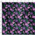 thumbnail image 4 of Soimoi Lightweight Velvet Fabric - Multicolor - Leaves Print, Unstitched Material - 58" Wide, Perfect Fabric For Upholstery, Fashion And Craft Projects, 1 Yard, 4 of 6
