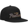 thumbnail image 3 of Men's Mitchell & Ness Black Florida Panthers Core Team Script 2.0 Snapback Hat, 3 of 4