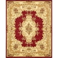 thumbnail image 1 of Unique Loom Tapis Motif Médaillon Versailles 8' x 10' Rectangle Bordeaux/ivoire, 1 of 1