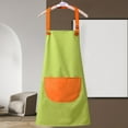 thumbnail image 2 of 1 Pack Children's Apron, Adjustable Waterproof Kids Art Apron with Pockets, Kids Painting Aprons for Cooking Baking Painting Crafting Art Gardening Grilling Activity, Green, 2 of 6