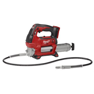 Get The Job Done Faster With The Milwaukee 2446-20 M12 Cordless Grease Gun. This Is The Bare Tool, So You Can Use Your Own M12 Batteries. 8000 PSI Of Power In A Compact, Silver Body.