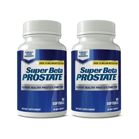 (2 pack) Super Beta Prostate with Beta Sitosterol & Vitamin D3, Softgels, 60 (10 Best Foods For Prostate Health)