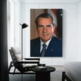 thumbnail image 3 of 37th President of The United States Richard Nixon Poster Poster Decorative Painting Canvas Wall Art Living Room Posters Bedroom Painting 12x18inch(30x45cm), 3 of 6