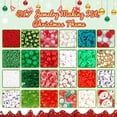 thumbnail image 4 of 2037pcs Christmas Beads Kit Glass Spacer Beads Acrylic Beads Enamel Pendants Moose Christmas Trees Green Red Beads for Bracelet Necklace Making DIY Crafts Jewelry Making Colorful, 4 of 6