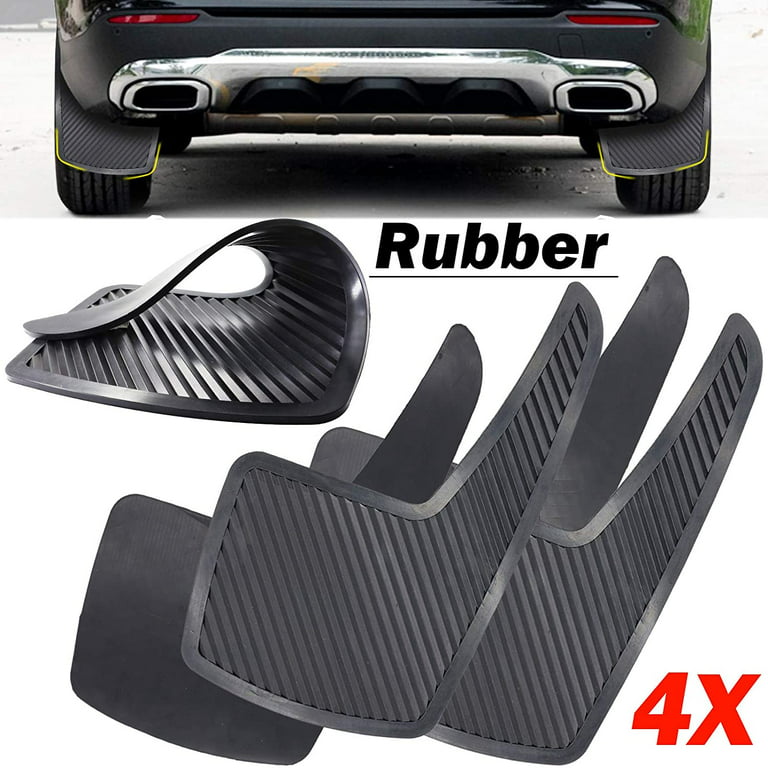 Swiss Drive Universal Mud Flaps – Rubber Splash Guards for Cars