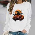 thumbnail image 1 of Heisall Womens Sweatshirts Long Sleeve Round Neck Loose Casual Halloween Print No Hood Autumn Winter 2025 New Arrival Fashion Sweatshirts, 1 of 6