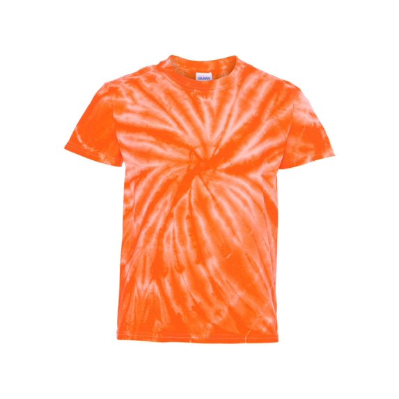 Dyenomite T-Shirts Youth Cyclone Vat-Dyed Pinwheel Short Sleeve T-Shirt