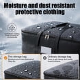 thumbnail image 6 of MMJ Extra Large Moving Storage Bag 110L Heavy Duty Waterproof Packing Tote Zipper Reinforced Handles Clothes Bedding Travel Organizer, 6 of 6