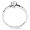 thumbnail image 3 of Rings for Women Silver 316L Stainless Steel DA165 - AAA Grade Cubic Zirconia in Clear, 3 of 6
