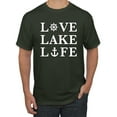 thumbnail image 1 of Wild Bobby, Anchor Wheels Love Lake Life, Men Graphic Tee, Forest Green, Small, 1 of 4