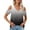 GrayA, variant on Agkizg Women's V Neck Short Sleeve Blouse Loose Fitting Off Shoulder Casual Fashion Daily Wear Top