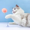 thumbnail image 4 of BINGLI Baguette à Ressort pour Chat avec Barre en Peluche à Plumes - Jouet Interactif Flexible à 360° pour Chatons d'Intérieur, Design de Canne à Pêche Durable avec Queue Rebondissante Remplaçable, 4 of 7