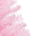 thumbnail image 2 of vidaXL Artificial Pre-lit Christmas Tree with Ball Set Pink 240 cm PVC, 2 of 5