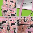 thumbnail image 5 of Garden Tool Bag,Pink Border Collie Dog and Flower Floral Garden Tool Organizer,Garden Gifts,Waterproof Multi-Pocket Garden Tool Storage 11.8x5.5x11.4 Inch(Tools NOT Included), 5 of 6