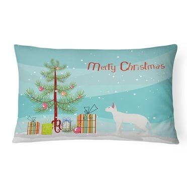 Carolines Treasures CK4683PW1216 Peterbald 2 Cat Merry Christmas Canvas Fabric Decorative Pillow, 12H x16W, multicolor