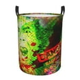 thumbnail image 1 of DouZhe Waterproof Collapsible Large Laundry Baskets, Cry Man Chaos Warning Prints Circular Hamper with Handles, 1 of 7