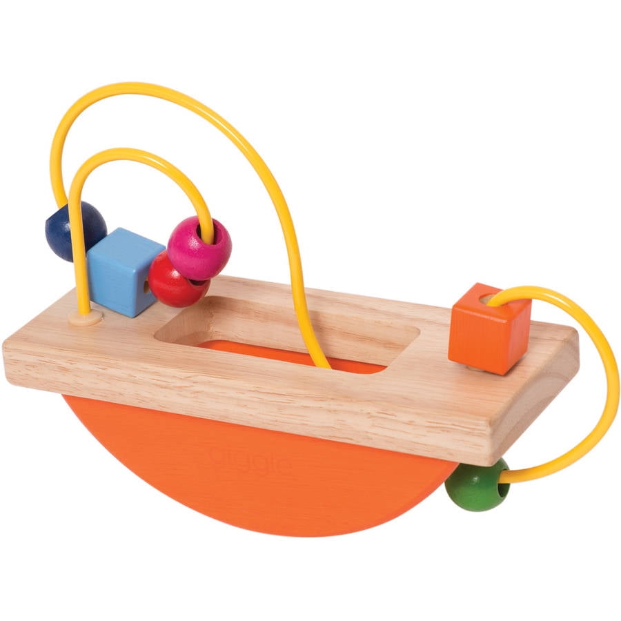 wooden bead activity toy