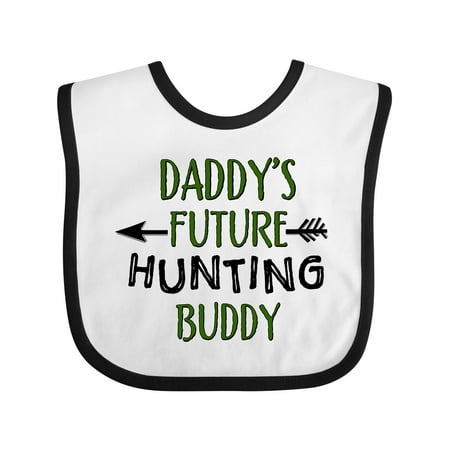 

Inktastic Daddys Future Hunting Buddy Gift Baby Boy or Baby Girl Bib