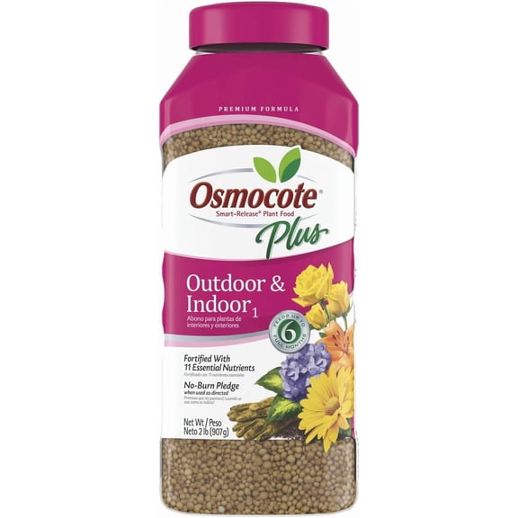 Smart-Release Plant Food Plus Outdoor & Indoor1 - Granular, Continuous Release Plant Fertilizer with 11 Essential Nutrients, 2 lbs.