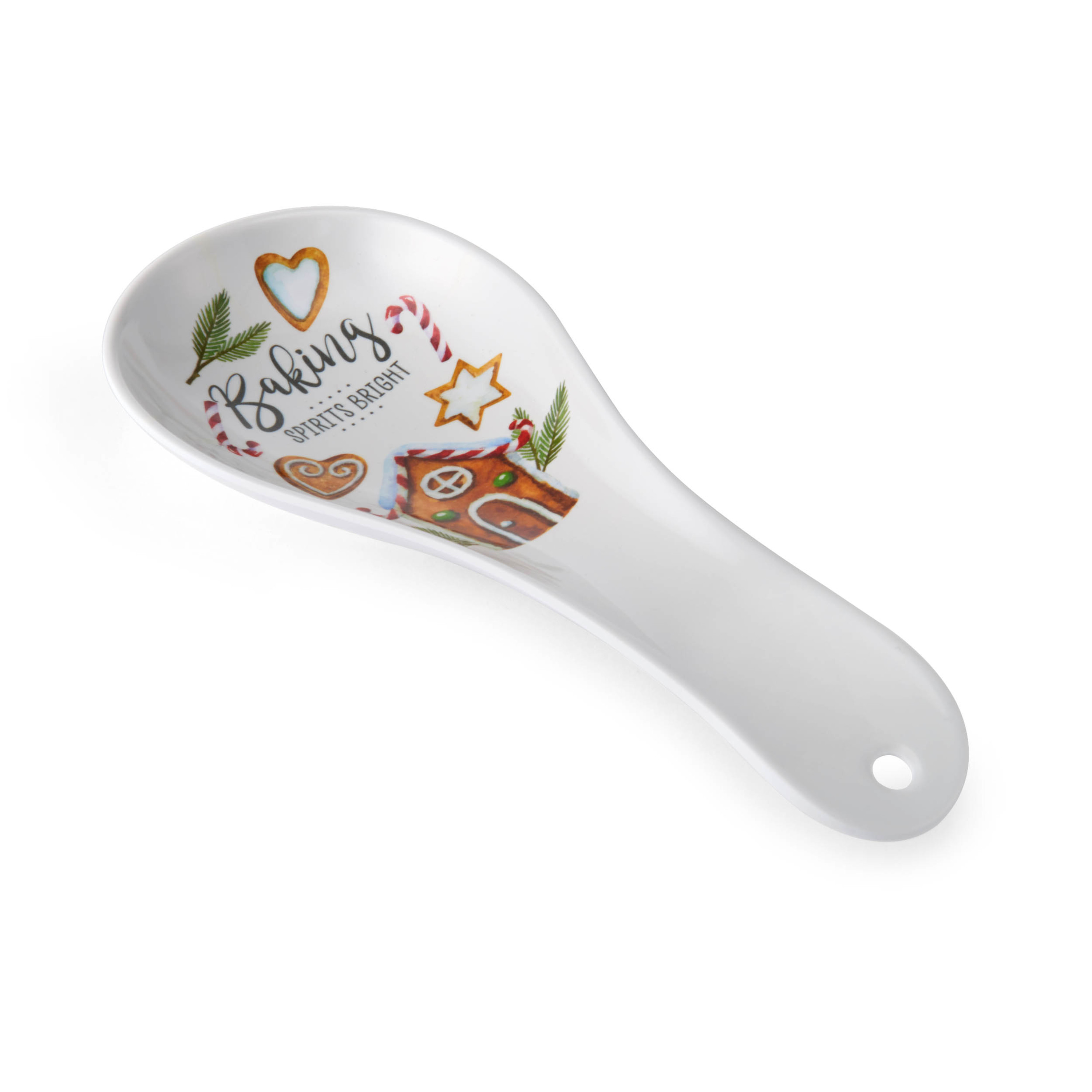 Farberware Holiday Snowman Melamine Spoon Rest 