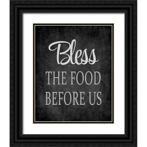 Robinson, Tamara 26x32 Black Ornate Wood Framed with Double Matting Museum Art Print Titled - The Food Before Us - Grey