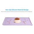 thumbnail image 2 of Alfombrilla de alimentación para mascotas AUDWUD de silicona impermeable para perros y gatos, 2 of 7
