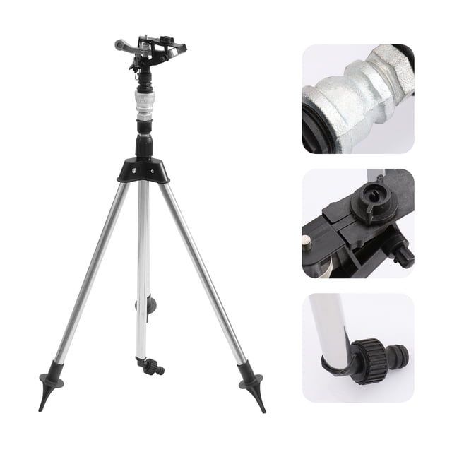 OULII 1Ud Para Rociador De Ajustable Ideal Para Y Áreas Color Negro