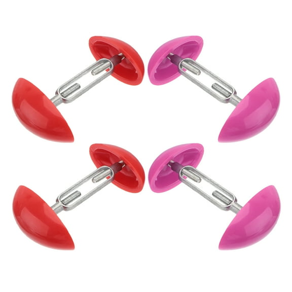 Raindrops 4pcs Adjustable Reusable Shoe for Men and Women, Plastic Shoe Expander for Sneakers, Boots, Wide Feet, Portable Shoe Shaper