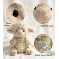thumbnail image 5 of Stuffed Lamb Plush Sheep Stuffed Animal Soft Colorful Stuffed Toys for Animal Lovers Nursery Decor Gifting, 5 of 7