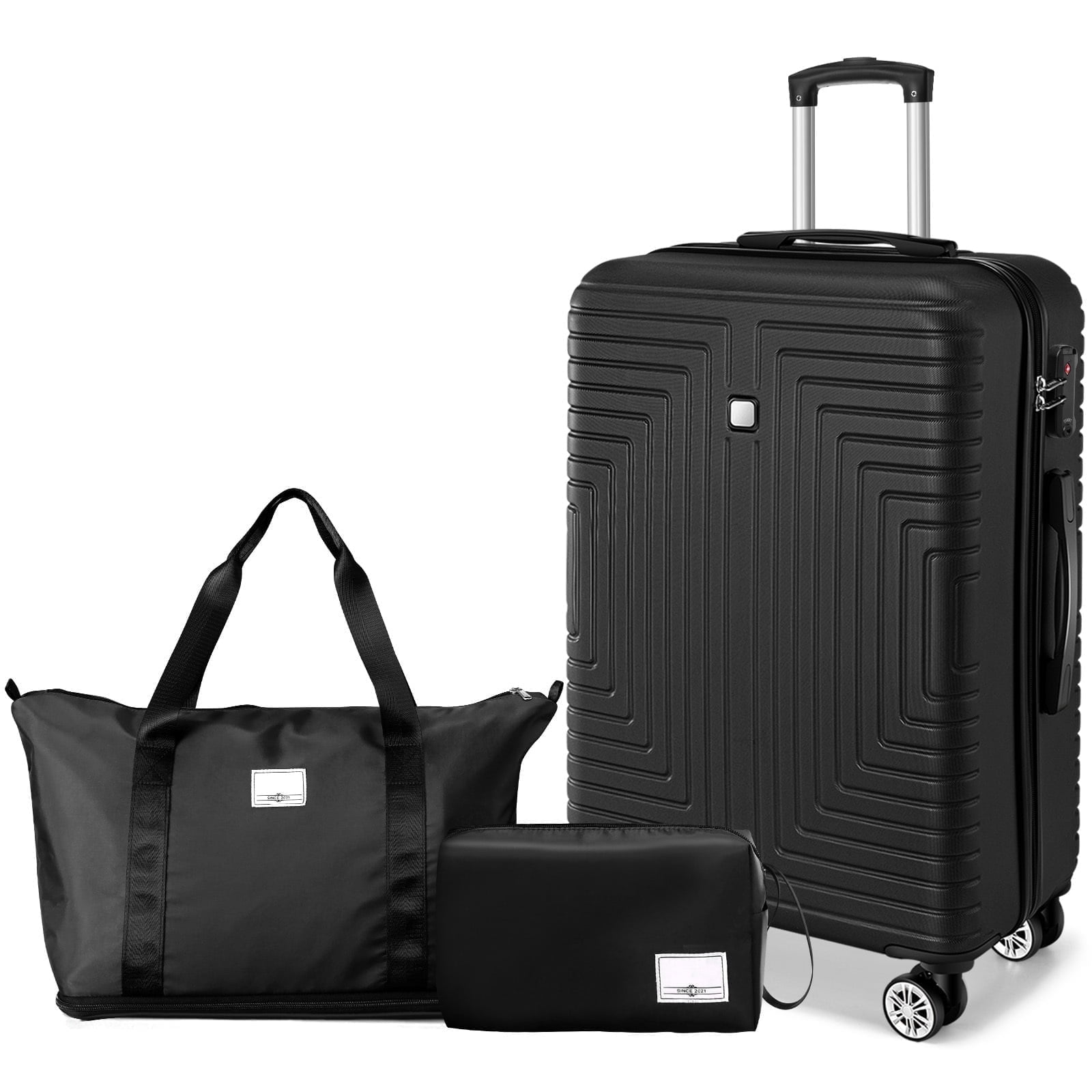 Joyway 3-Piece Carry-on Luggage Set with Swivel Wheel