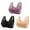 Purple-B, variant on Tumotour Front Open Bras For Women Full Coverage Wirefree Bra Button Closeure Bra For Mom Gift Nursing Underwear Bra Push Up Wire Free Bras Without Steel Ring Comfy Soft Cotton Daily Underwear 3Pcs