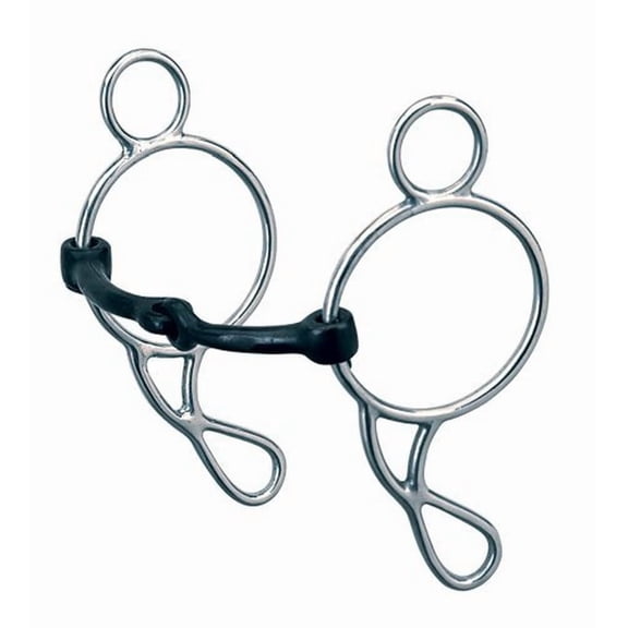 Weaver Leather Stainless Steel 5" Sweet Iron Gag Bit with 7.5" Cheeks