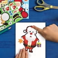thumbnail image 4 of GuassLee 36 Sheets Christmas Stickers Party Favors for Kids Toddlers Craft DIY Santa Snowman Face Stickers Make Your Own Christmas Party Game Stickers, 4 of 7