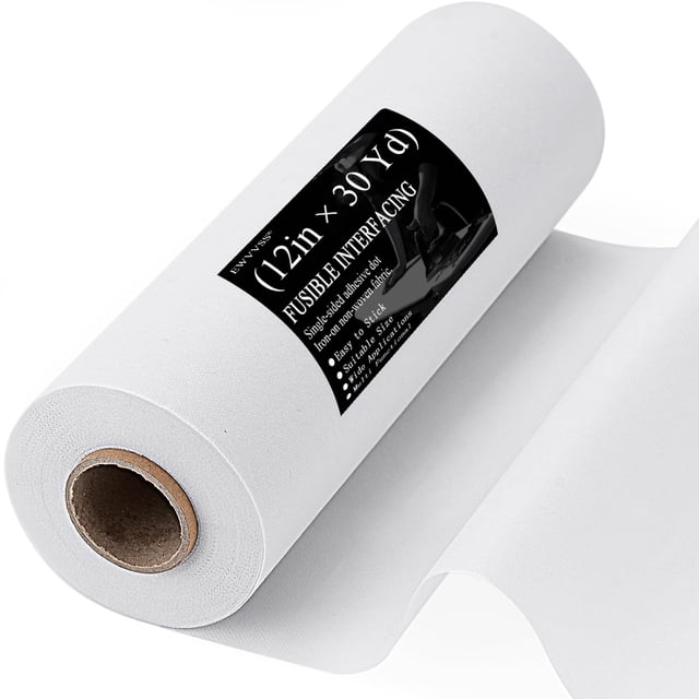 Interfaz fusible EWVVSS, peso medio, 30 m x 11,6 cm, poliéster
