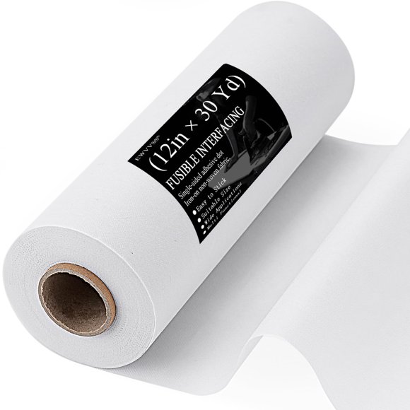 Interfaz fusible EWVVSS, peso medio, 30 m x 11,6 cm, poliéster