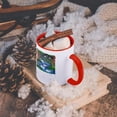 thumbnail image 5 of Seven Swans A Swimming- Art Nouveau, Stained Glass, Religious Symbolism, Twelve Days Of Christmas, 15oz Two-Tone Red Mug, 5 of 7