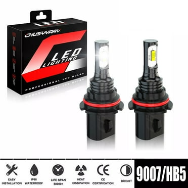 For Ford F150 1995-2003 - 9007 LED Headlight High Low Beam Bulbs Kit 6000K White 2 Pack