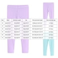 thumbnail image 3 of mgoYE Toddler Girls Leggings Pants Full Length Cotton Basic Leggings Stretchy Soft Leggings Tights Pants 5-6 Years, 3 of 6