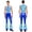 Royal Blue, variant on Men’s Metallic Jumpsuit 70s Disco Patchwork Sleeveless Romper Clubwear Theme Party Dancing Silver L