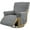 Dark Gray, variant on Power Lift Recliner Chair Covers,Recliner Covers That Stay In Place,Lift Chair Covers,Quilted Recliner Covers,With Storage Pockets and Elastic Straps Furniture Protector