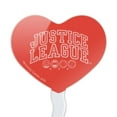 thumbnail image 2 of Justice League Athletic Logo Heart Love Cupcake Picks Toppers Decoration Set of 6, 2 of 7
