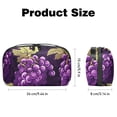 thumbnail image 5 of Grape USB Organizer | Hard Drive Cases | Charge Cord Organizer | Travel Cord Organizer Case - Oxford Cloth Waterproof Digital Storage Bag 5.9x9.44x3.14 in, 5 of 6
