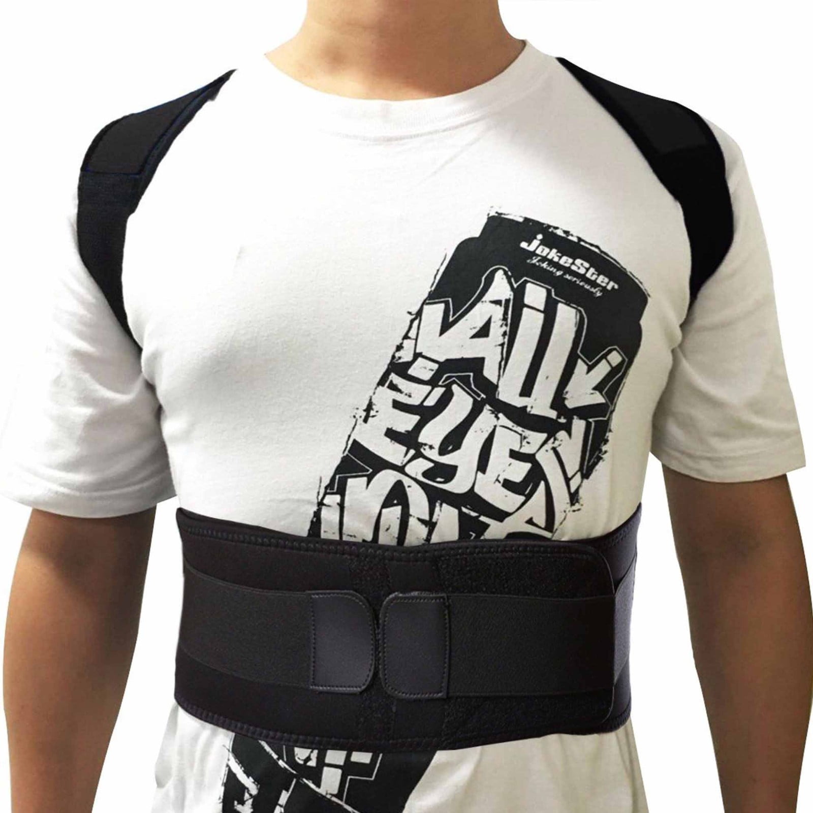 FITTOO Magnetic Posture Corrector Back Braces Shoulder Waist Lumbar ...