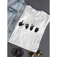thumbnail image 3 of Sign Language Iv. T-Shirt Women -Emma Scarvey Designs, Female Large, 3 of 4