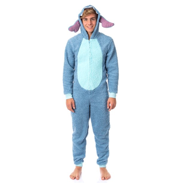 Disney Lilo & Stitch Juniors Stitch Costume Cosplay Fleece Union Suit  (Large) - Walmart.com